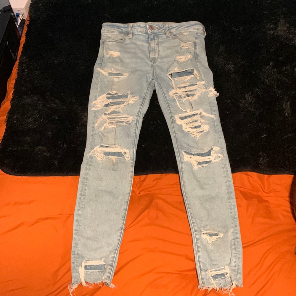 American Eagle Ripped Skinny Jeans